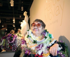 Harue McVay at the artist reception on Oct. 25 at the Gallery ‘Iolani – Bonnie Beatson