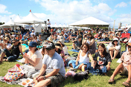 The ‘Ukulele Picnic is a popular event that draws a large crowd to enjoy the entertainment – Courtesy of Crystal Yamasaki