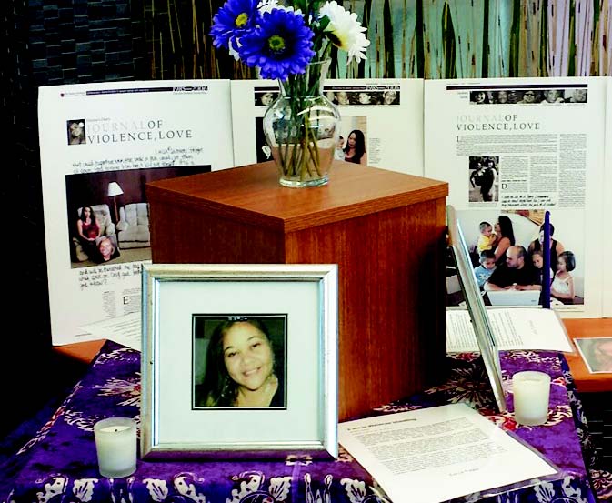 The event featured the tragic stories of victims of domestic violence – Cynthia Lee Sinclair