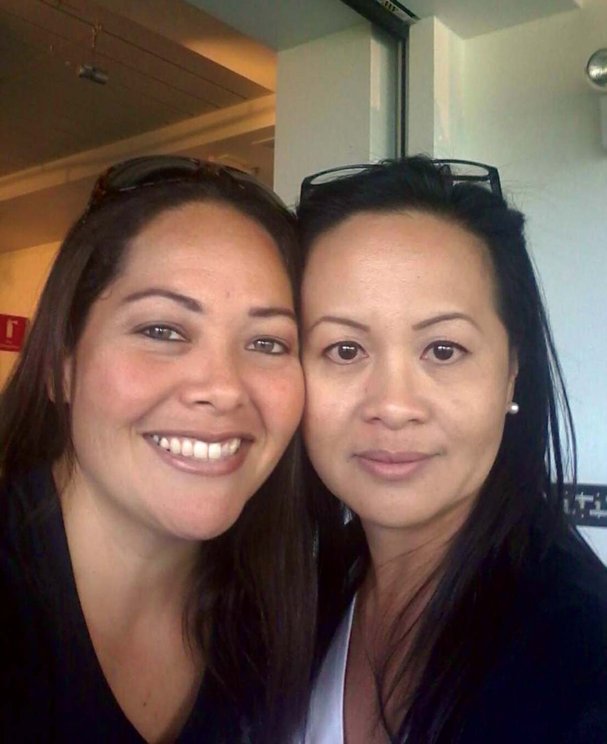 Brandy Kahawai (left) and Michelle Ah Mook Sang (right) – Cynthia Lee Sinclair