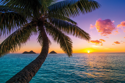 Spencer Lum captures a beautiful sunrise at world famous Lanikai Beach Courtesy of Spencer Lum